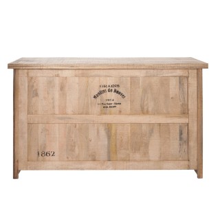 Bar en bois clair 3 tiroirs