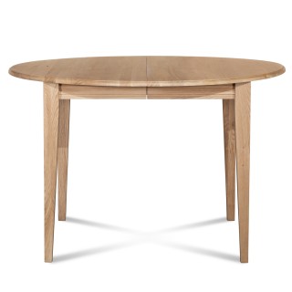 Table ronde pieds fuseau + lot de 4 chaises - Hellin