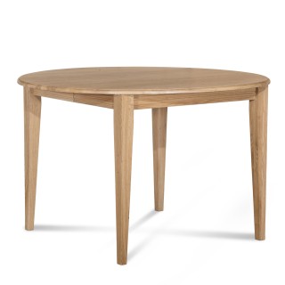 Table ronde pieds fuseau + lot de 4 chaises - Hellin