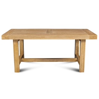 Table de ferme campagnarde en bois massif - Hellin