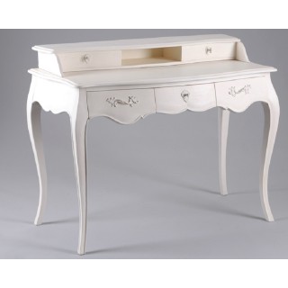 Bureau en bois blanc apollo