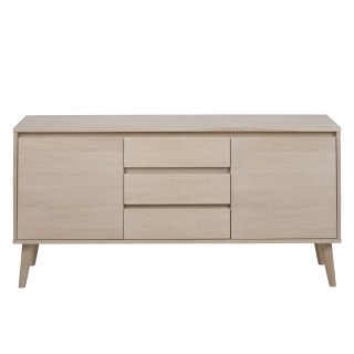 Bahut style scandinave plaque chêne nogana