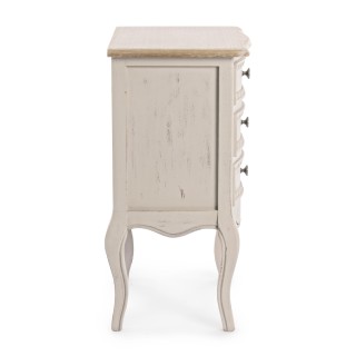Table de nuit 3 tiroirs en bois - HELLIN