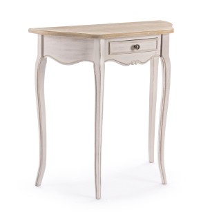 Console demi-lune en bois GARANCE - HELLIN