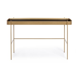 Console métal et plateau verre - HELLIN