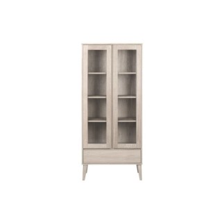 Vitrine en bois clair nogana