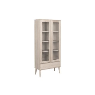 Vitrine en bois clair Nogana - Hellin