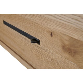 Meuble TV suspendu en bois : 1 porte et 1 niche | Hellin