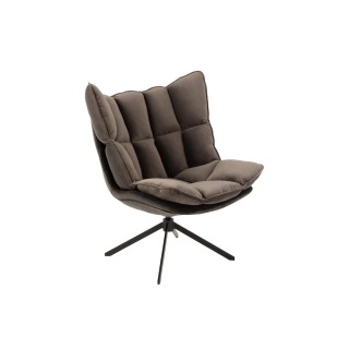 Fauteuil de relaxation en tissu gris fenix