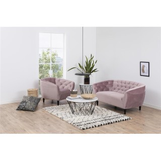 Fauteuil en tissu Ria - Hellin