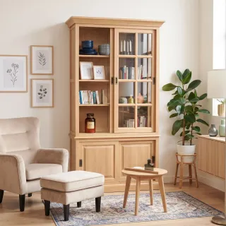 Bibliothèque en bois massif de la collection VICTORIA - HELLIN
