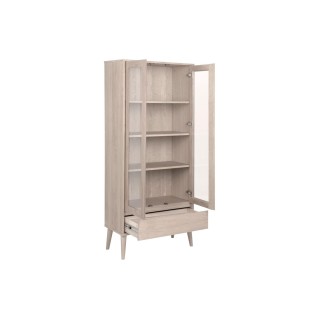Vitrine en bois clair Nogana - Hellin