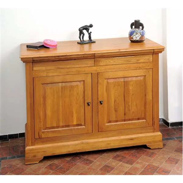 Bahut LOUIS PHILIPPE en chêne massif bahut louis philippe 2 portes de style en bois massif