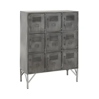 Armoire industriel 9 casiers en métal ERNEST - HELLIN