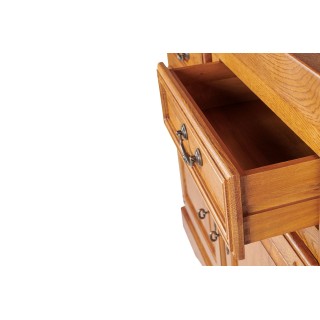 Buffet bas en bois La Bresse : 4 portes / style rustique | Hellin
