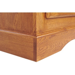 Buffet bas en chêne massif de style rustique / 3 portes | Hellin