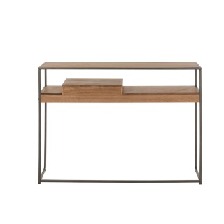 Console design en bois et métal avec 1 tiroir ESTER - HELLIN