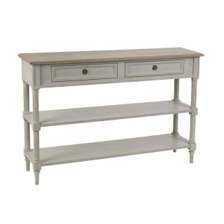 Console en bois 2 tiroirs Edward - Hellin