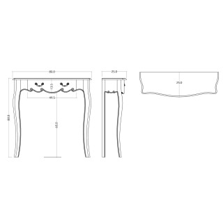 Petite console Apollonia - Hellin