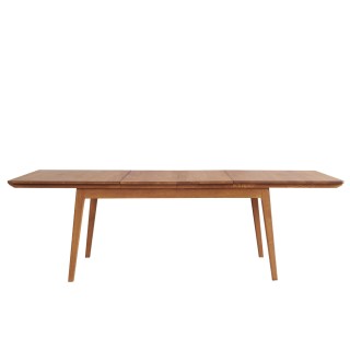Table de salle à manger rectangulaire extensible / Chêne massif