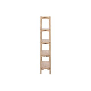 Bibliothèque scandinave en chêne blanchi 4 tablettes BRENDA - HELLIN