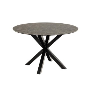 Table de salle a manger ronde en ceramique l119 neiva