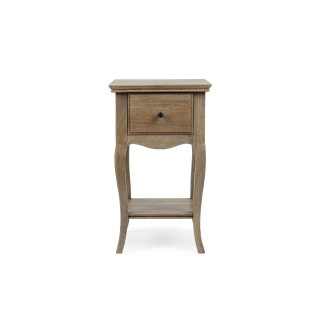 Table de chevet en bois de manguier 1 tiroir 1 tablette grace