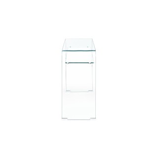 Console d'entrée design en verre à double plateau L110  IDORA - HELLIN