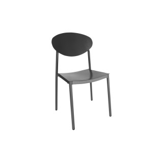Chaise de jardin empilable : Style Japandi / lot de deux | Hellin