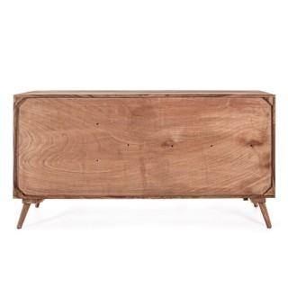 Buffet bas vintage en bois 2 portes et 3 tiroirs L145 LOCKE - HELLIN
