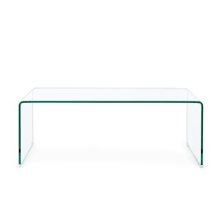 Table basse rectangulaire contemporaine en verre l120 idora