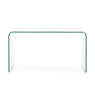 Console d entree design contemporain en verre l125 idora