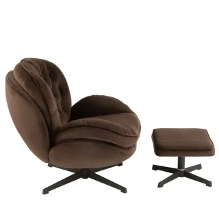 Fauteuil relax en tissu