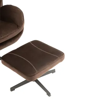 Fauteuil relax en tissu