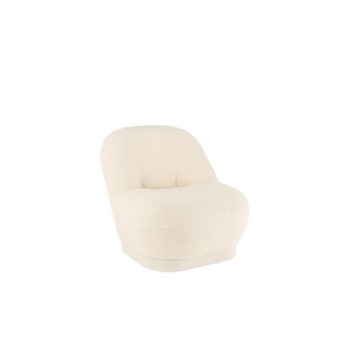 Fauteuil en velours nuage