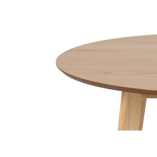 Table ronde en bois : 2 coloris / 4 convives | Hellin