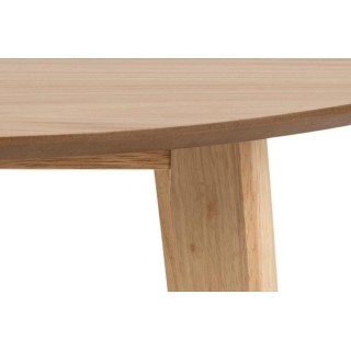 Table ronde en bois : 2 coloris / 4 convives | Hellin