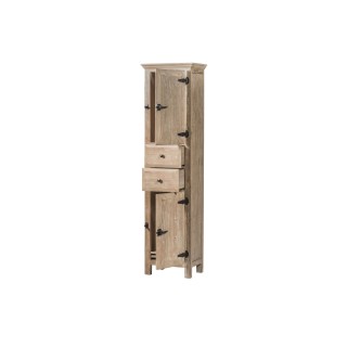 Colonne de salle de bain en bois et métal - Hellin