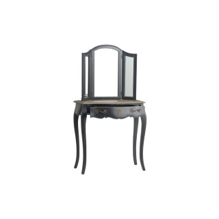 Coiffeuse baroque avec 3 miroirs et un grand tiroir CELESTINE - HELLIN