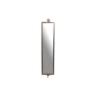 Miroir rectangulaire pivotant en metal dore vieilli h106 hercule