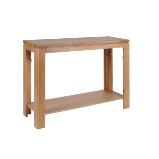 Console et table d'appoint en chêne clair - Hellin