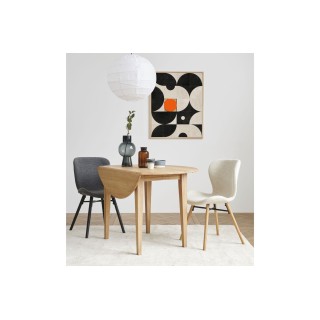 Tableau en bois taquin graphique noir et blanc 63 x 78 Eclipse - HELLIN