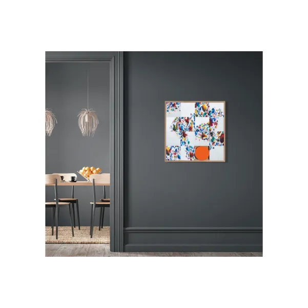 Tableau en bois taquin IRSUT édition limitée  63 x 63  ALL AROUND - HELLIN