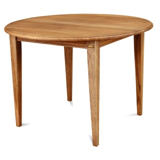 Table ronde extensible chêne moyen D115 + 3 rallonges VICTORIA - HELLIN