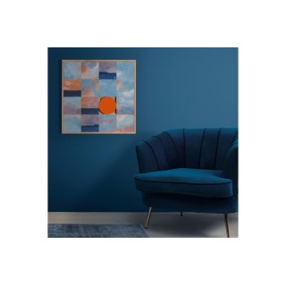 Tableau en bois taquin œuvre originale  63 x 63 - NUAGES
