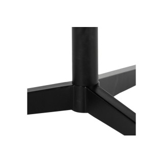 Table basse galet en céramique et pied en métal noir L84 BARBARA - HELLIN