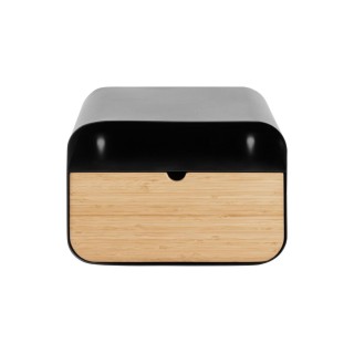 Chevet suspendu rectangulaire metal et bambou 1 tiroir 1 niche jane