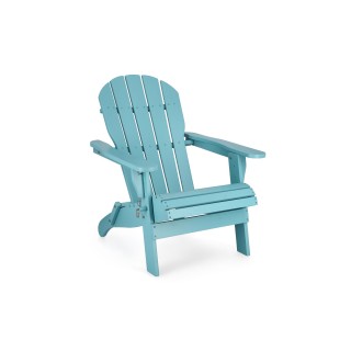 Fauteuil relax pliant a accoudoirs en bois louisiane