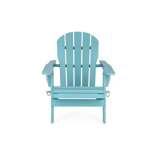 Fauteuil relax pliant à accoudoirs en bois LOUISIANE - HELLIN