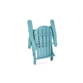 Fauteuil relax pliant à accoudoirs en bois LOUISIANE - HELLIN